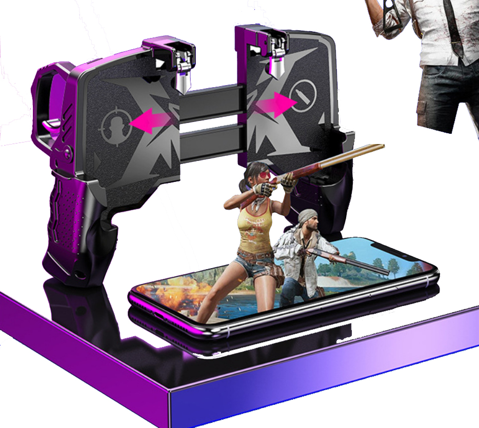 Tay cầm chơi game k21 kiêm giá đỡ điện thoại phiên bản mới