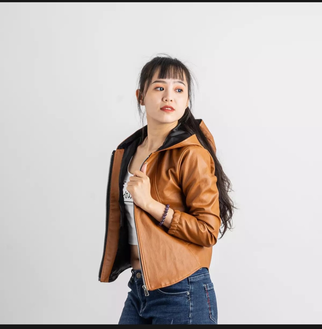 Áo Khoác Da Nữ Thái Cao Cấp( BẢO HÀNH 2 NĂM)