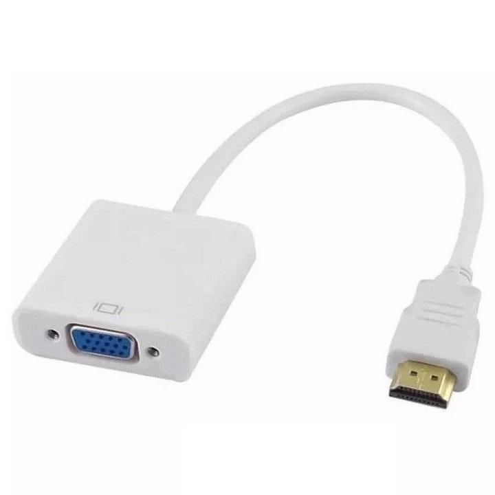Cáp chuyển đổi hdmi sang vga adapter - dây hdmi to vga adapter - cáp chuyển đổi tín hiệu từ máy tính, laptop sang màn hình tv, máy chiếu ab5
