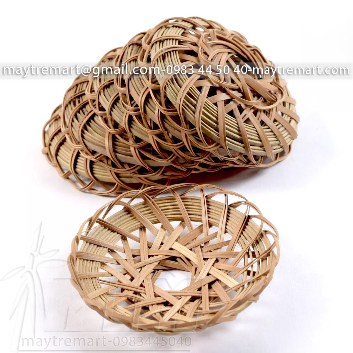 Rế tre nhí / phụ kiện trang trí chụp hình sản phẩm.