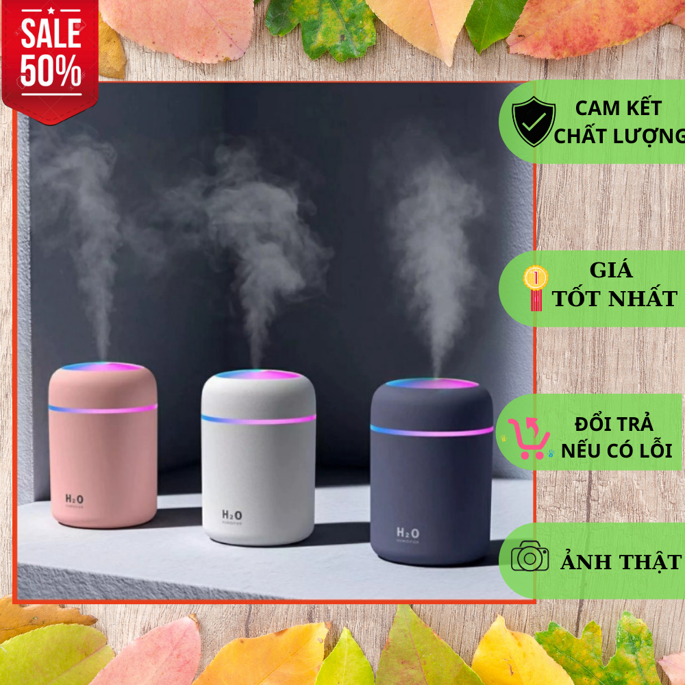 [ SALE ]  Máy Phun Sương, Phun Tinh Dầu Tạo Độ Ẩm - Phù Hợp Khi Đặt Trong Phòng, Trong ÔTÔ - Máy Phun Sương Giá Rẻ