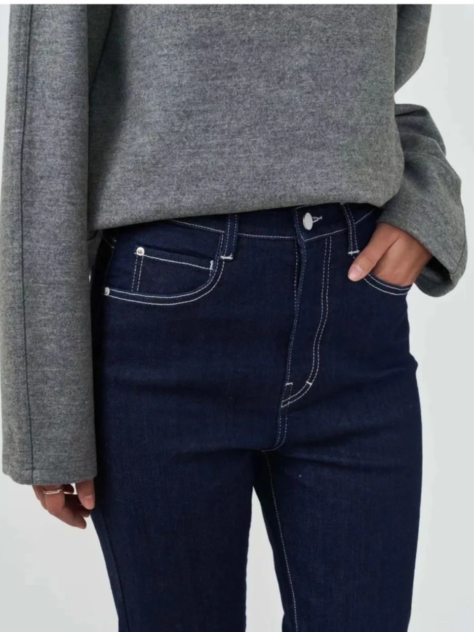 Quần Jean Nữ M03X XANH XƯỚC BỐ (Có Size Đại) - Quần Jeans Nữ Lưng Cao Co Giãn Tốt - Quần Bò Nữ Kiểu Dáng Basic - 060309
