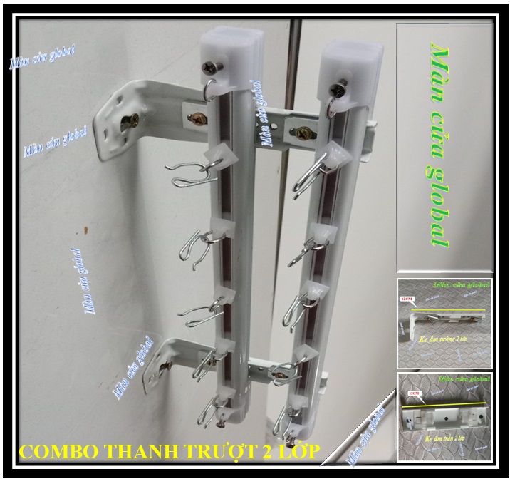 Phụ kiện thanh ray treo rèm cửa
