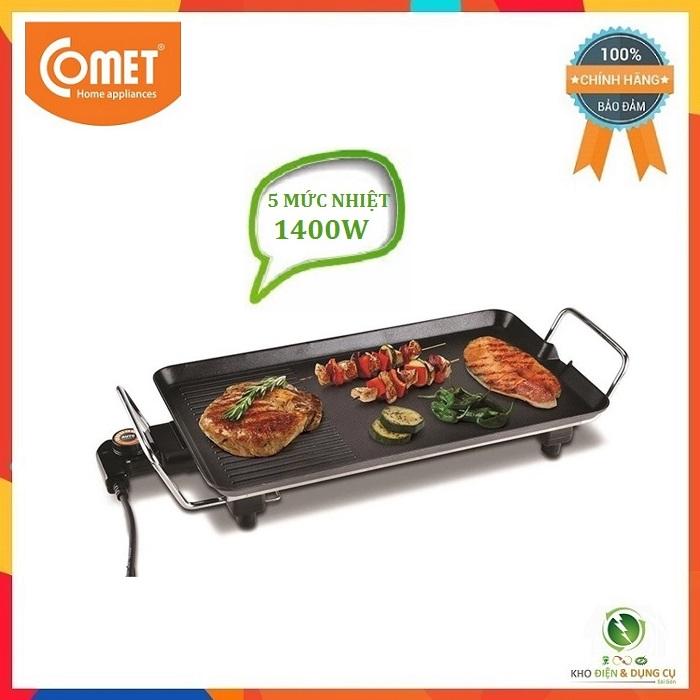 BẾP NƯỚNG ĐIỆN KHÔNG KHÓI COMET CM5665 ( ĐA CHỨC NĂNG XÀO, CHIÊN, NƯỚNG - 5 MỨC NHIỆT )