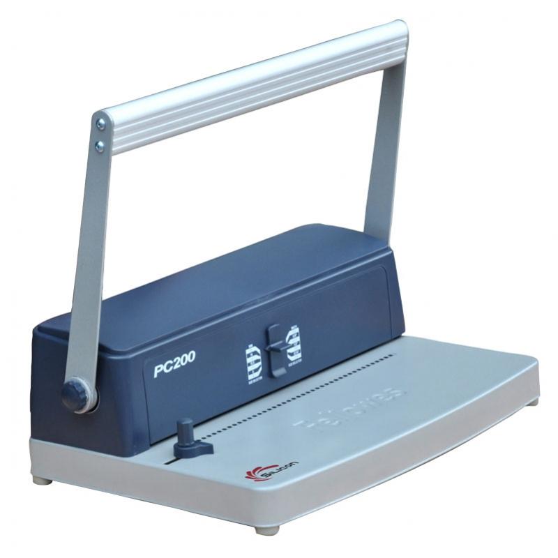 Máy đóng sách gáy xoắn cuộn Silicon BM-PC200
