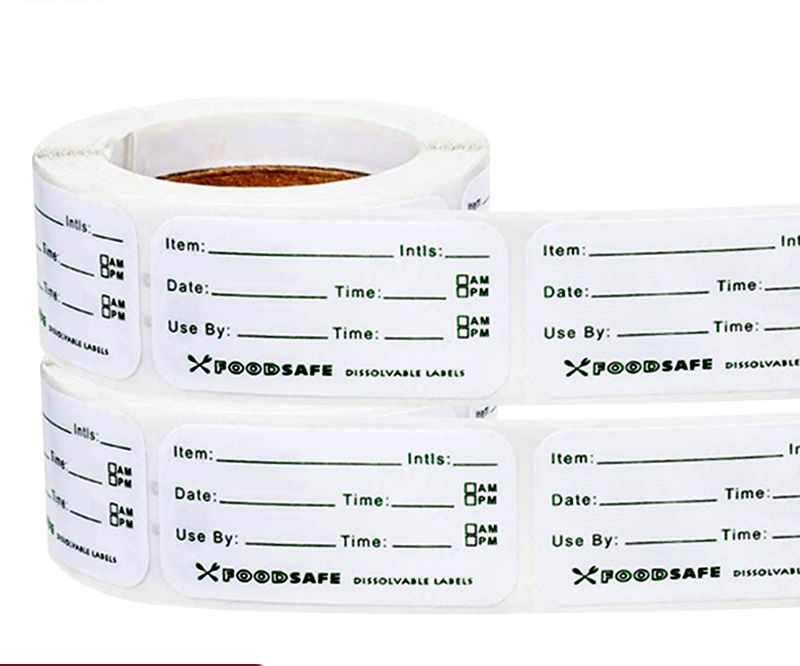 Cuộn nhãn dán ghi chú ngày tháng thực phẩm tiện dụng