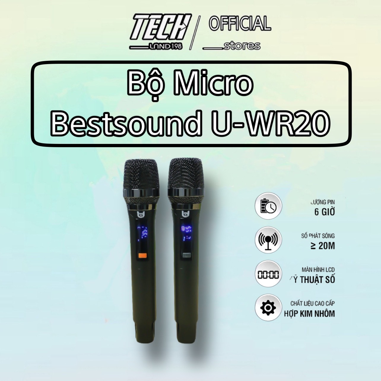 Bộ Micro không dây karaoke chuyên nghiệp ONTEKCO | E6S| MV02 | BEST SOUND U-W301 plus+ | W003 plus+/W001 plus+/MU02 plus+/WR20/W108 plus+