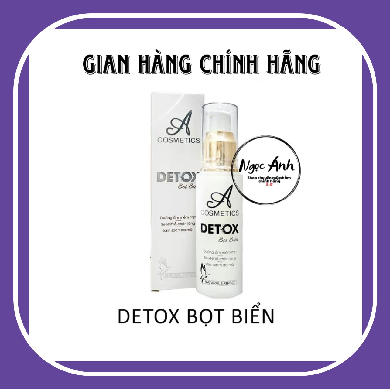 Detox Bọt Biển A Cosmetics Chính Hãng Mỹ Phẩm Phương Anh