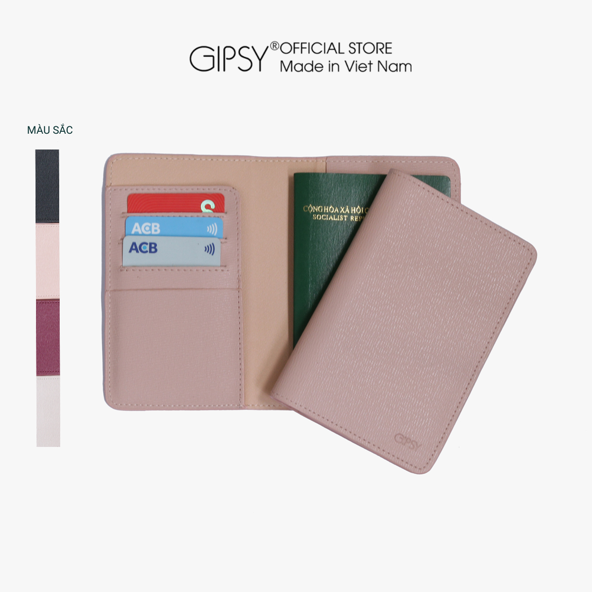 Bao da đựng passport hộ chiếu thương hiệu gipsy