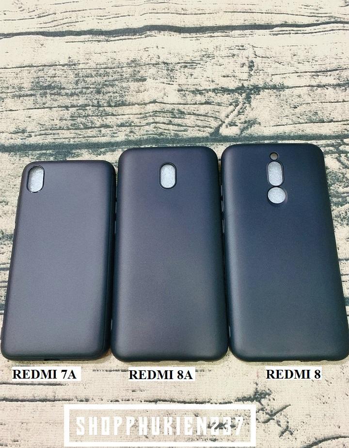 Ốp xiaomi redmi 7a redmi 8 8a ốp dẻo đen tpu cao cấp siêu ôm máy