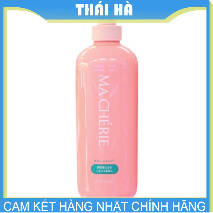 Sữa Tắm Shiseido Ma Chérie Dưỡng Ẩm Trắng Da 600ml Hương Nhẹ Nhàng Thơm Lâu
