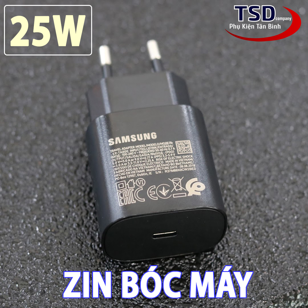 Củ sạc nhanh samsung 25w pd type c chính hãng