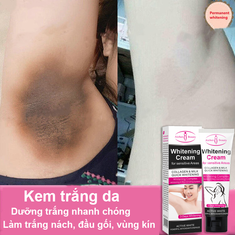 Kem làm trắng cơ thể sẽ làm giảm nách để khử mùi Kem dưỡng ẩm cơ thể làm trắng nách Kem dưỡng ẩm nách kem dưỡng ẩm