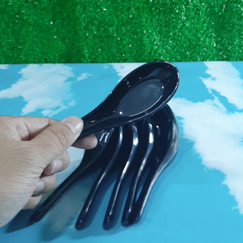 2 Muỗng cơm No14 melamine màu Đen Bóng Sang Trọng