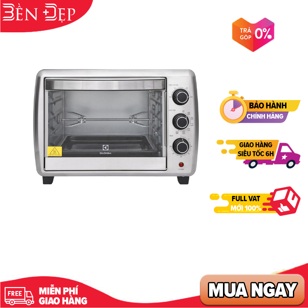 Lò nướng electrolux eot30mxc 30 lít