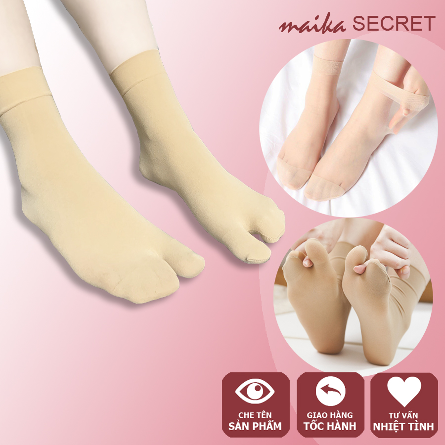 Combo 5 đôi tất xỏ ngón chống nắng siêu mềm - Tất giấy chống nắng xuất Hàn siêu dai mềm mịn - Vớ xỏ ngón chống nắng