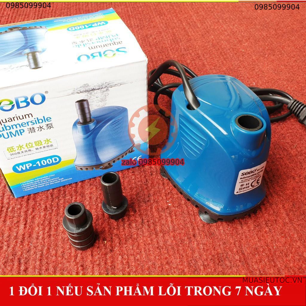Sobo wp 100d 7w - 560lit/h bơm chìm bể cá bơm chìm hút cặn đáy không chổi than siêu bền siêu êm