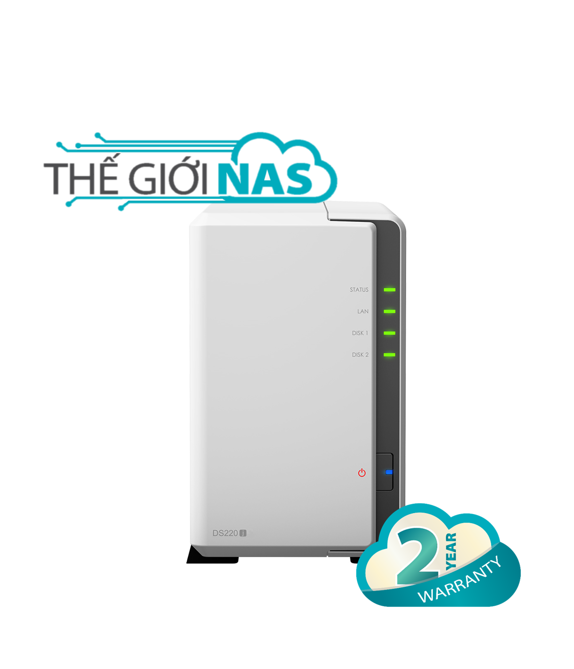 Thiết bị lưu trữ mạng NAS Synology DS220J