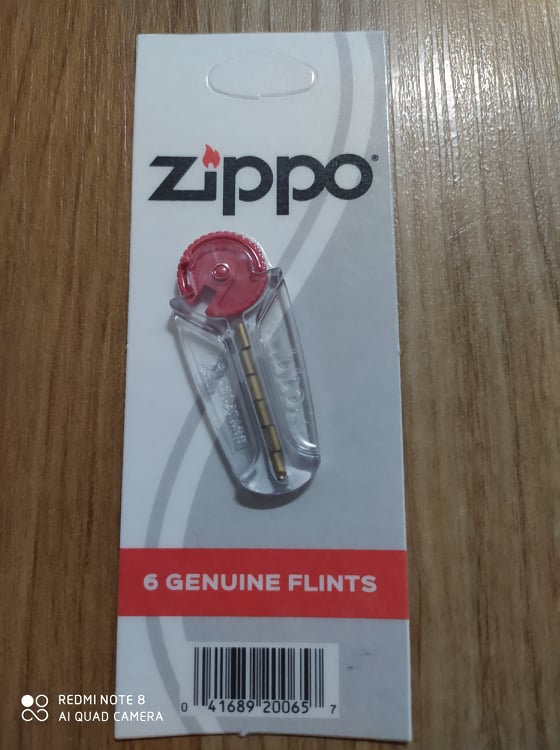 Vĩ Đá lửa Zippo xịn y như hình - vĩ đá lửa zipo cao cấp dùng cho bật lửa, hộp quẹt, hột quẹt zippo - đá lửa zipo