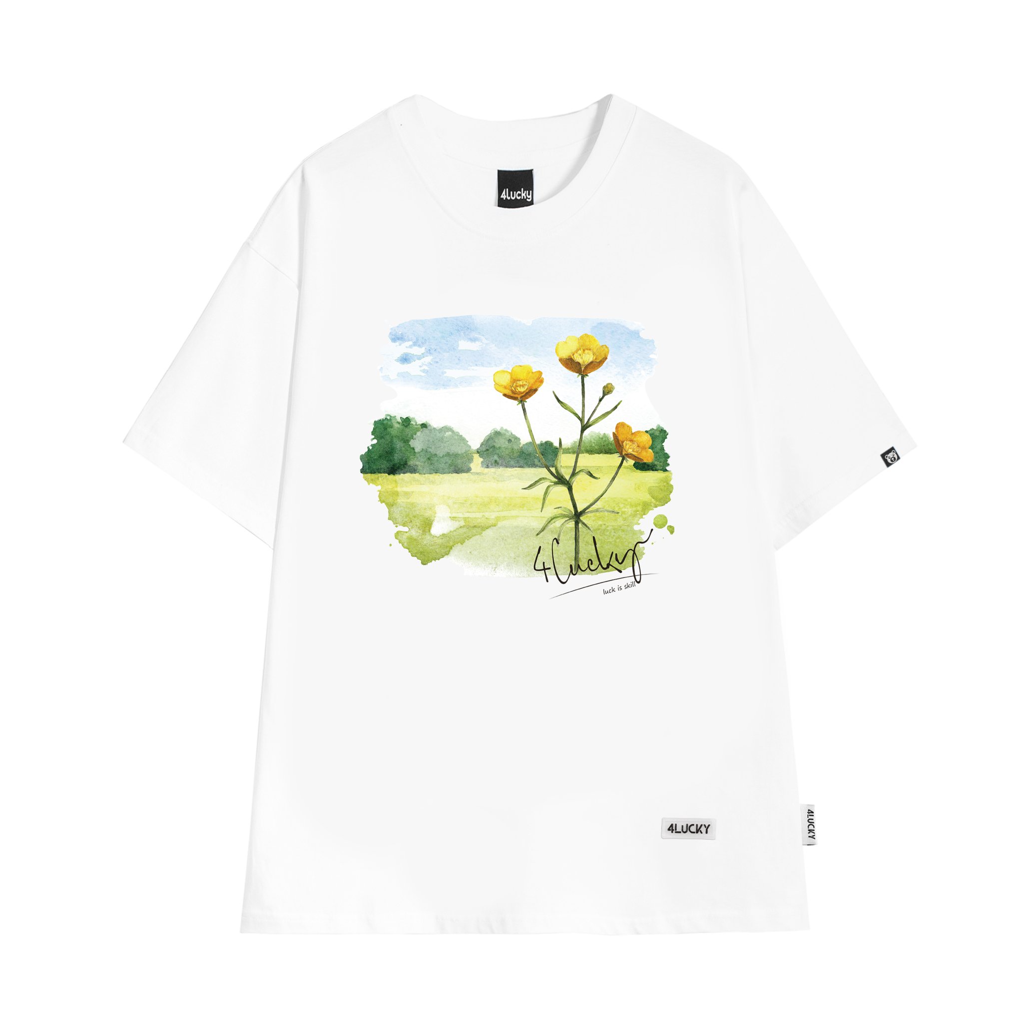 Áo thun local 4Lucky 6043 - form rộng oversize streetwear