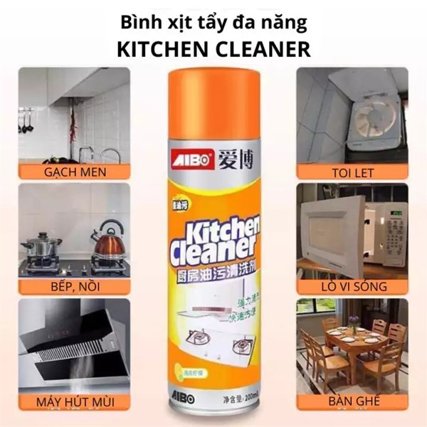 Chai xịt tẩy rửa đa năng kitchen cleaner 500ml