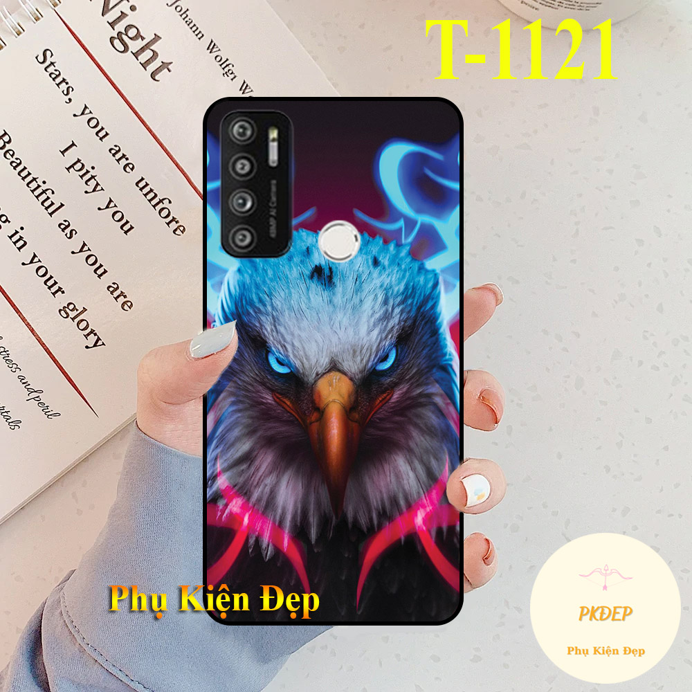 [HCM]Ốp lưng Vsmart Live 4 dẻo đen in hình chim đại bàng