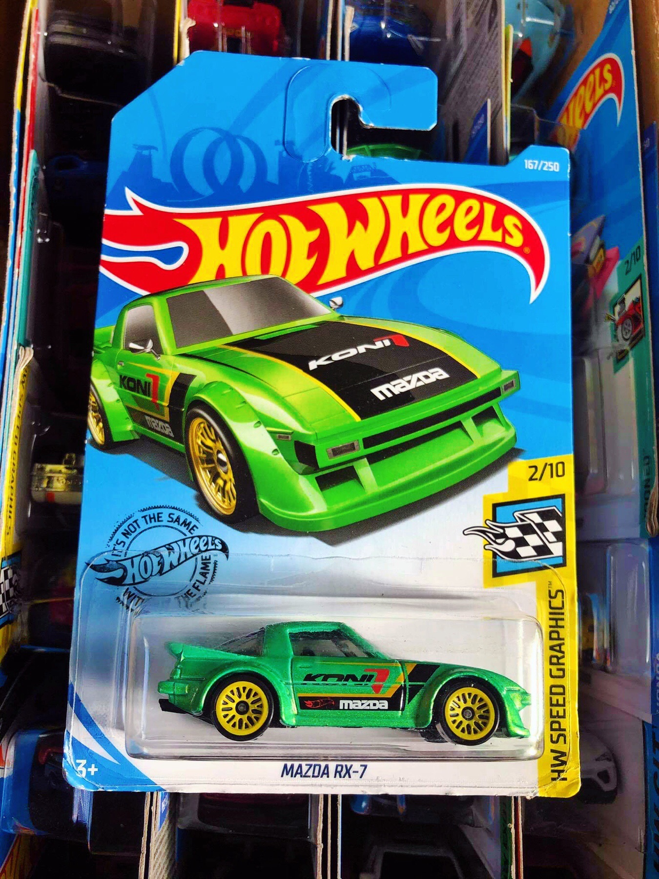 Xe mô hình hot wheels tỉ lệ 1:64 "mazda rx-7"