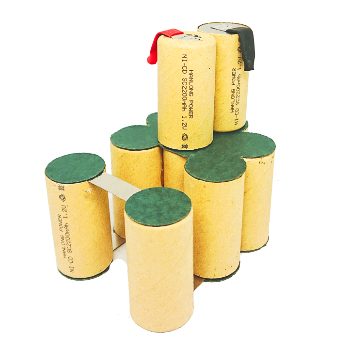 Pin sạc - pin máy khoan - gói cell pin mới nicd/nimh 12v - hitachi
