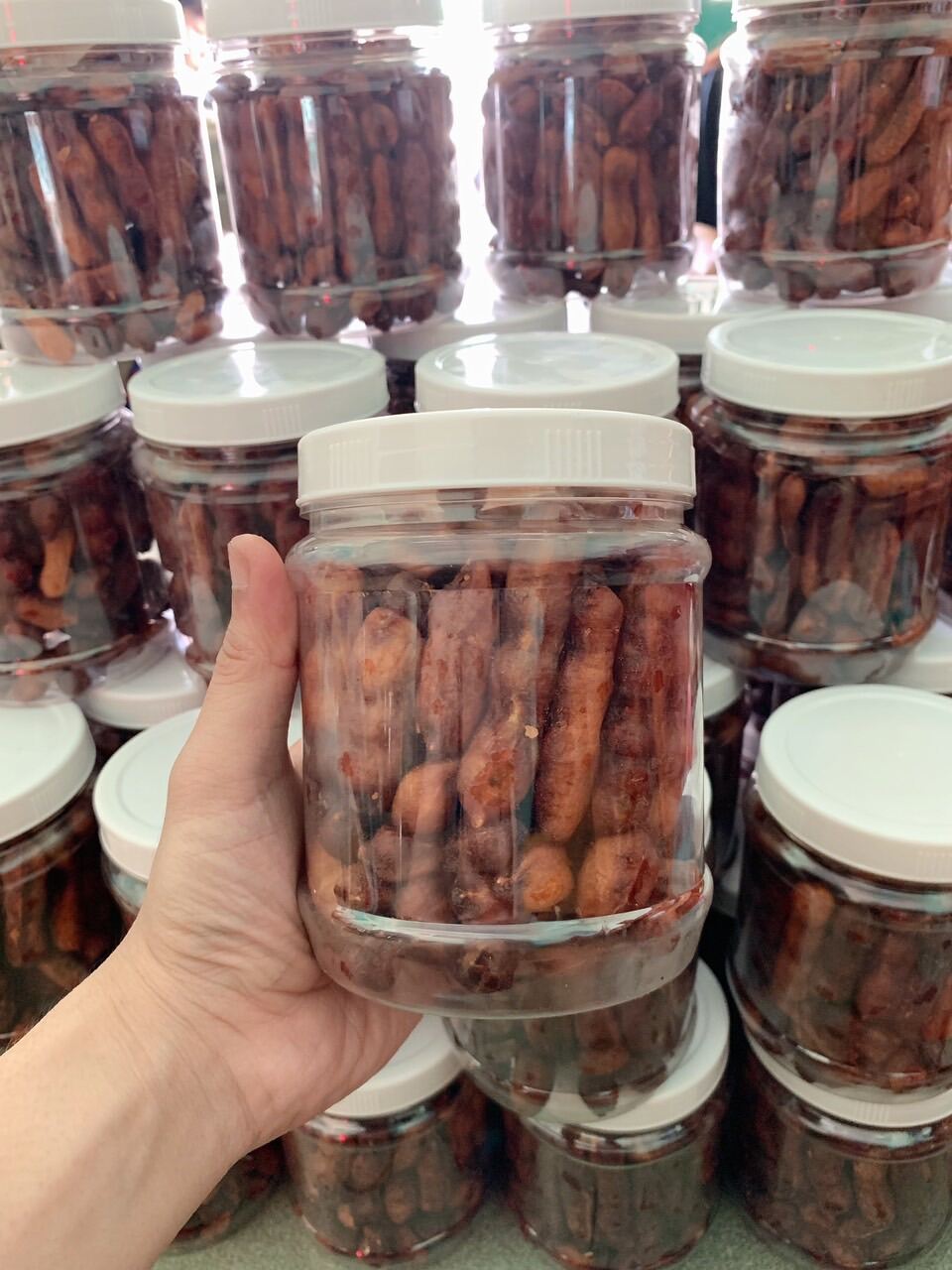 500gr me lào 1 nắng chấm muối ( ngọt ngọt chua chua )