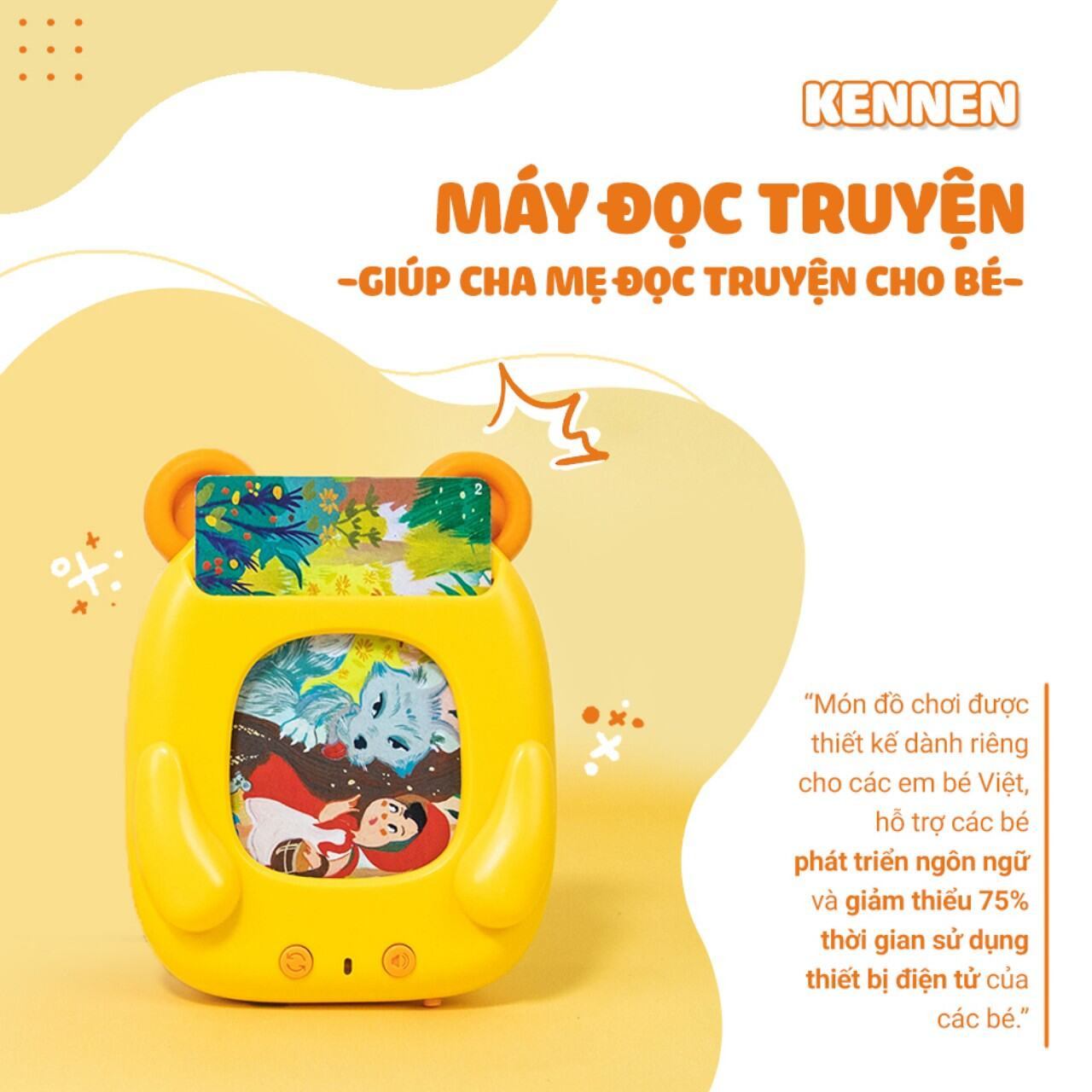 Bộ đọc thẻ flash card cho bé