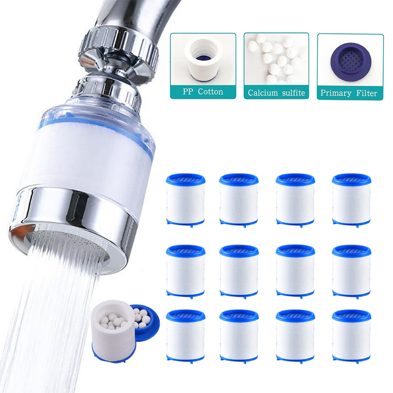 Tap Water Filter Water Purifier for Kitchen Faucet Sprayer Head Water Filter Tap Shower Splash Filters Universal Tap Adapter
