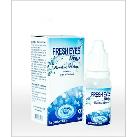 Nươc nhỏ mắt Lens - Kính áp tròng Fresh eyes 15ml (1 lọ)
