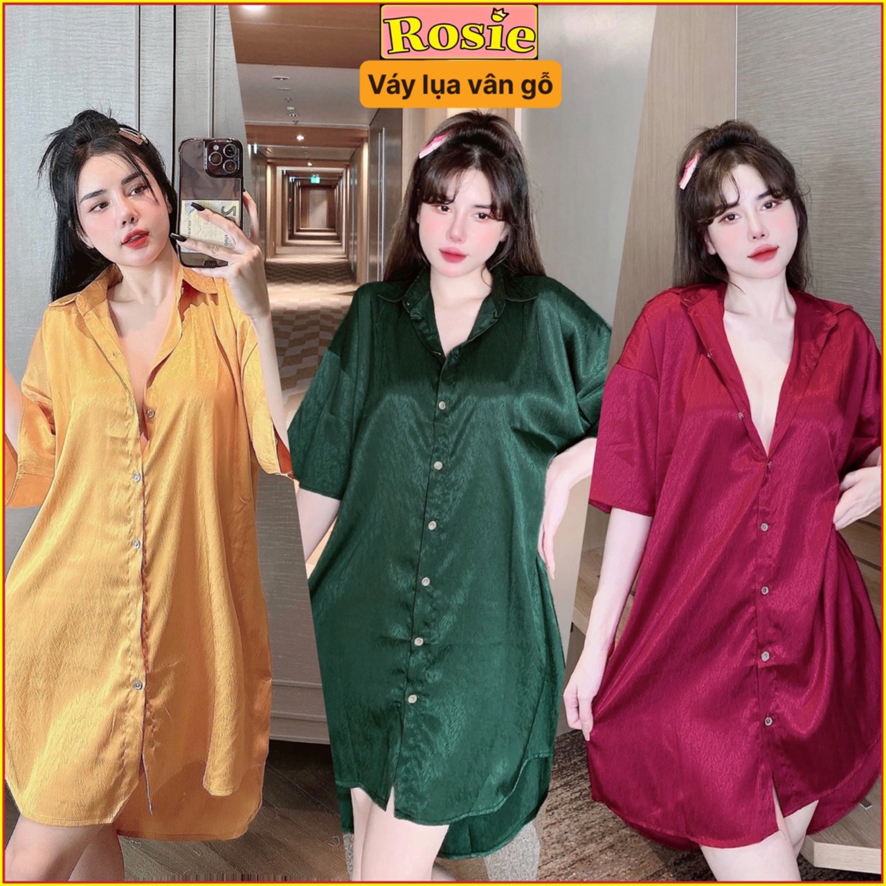 Váy lụa xước vân gỗ sơmi mềm mại nhiều mẫu lựa chọn ❤️ freesize dưới 60kg ❤️ đầm ngủ ❤️ váy ❤️ xinh ❤️ somi ❤️ áo ❤️ lụa ❤️ lở ❤️ pijama ❤️ quảng châu ❤️ nước ngoài ❤️ hoa nhí ❤️ ngủ