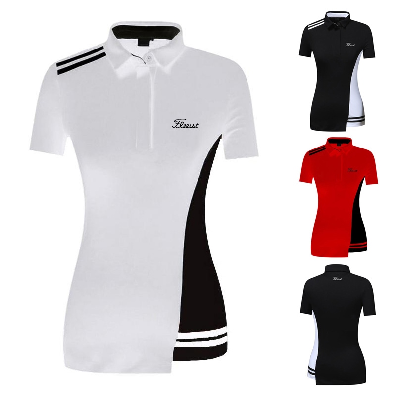 FootJoy PXG1 Callaway Titleist J.LINDEBERG PG DESCENNTE ANEW Summer golf clothes women's cultivate one's morality short sleeve T-shirt breathable movement female golf golf shirt jacket