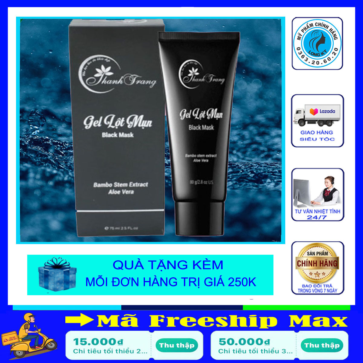 [Thanh trang] Gel Lôt Mụn Thanh Trang 75ml