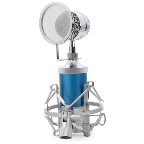 Mic Thu âm hát livestream BM3000 mẫu mã nhỏ gọn có kèm lọc âm,Khung Chống Sốc Kim Loại chống rung âm thanh chuẩn bảo hành 3 tháng