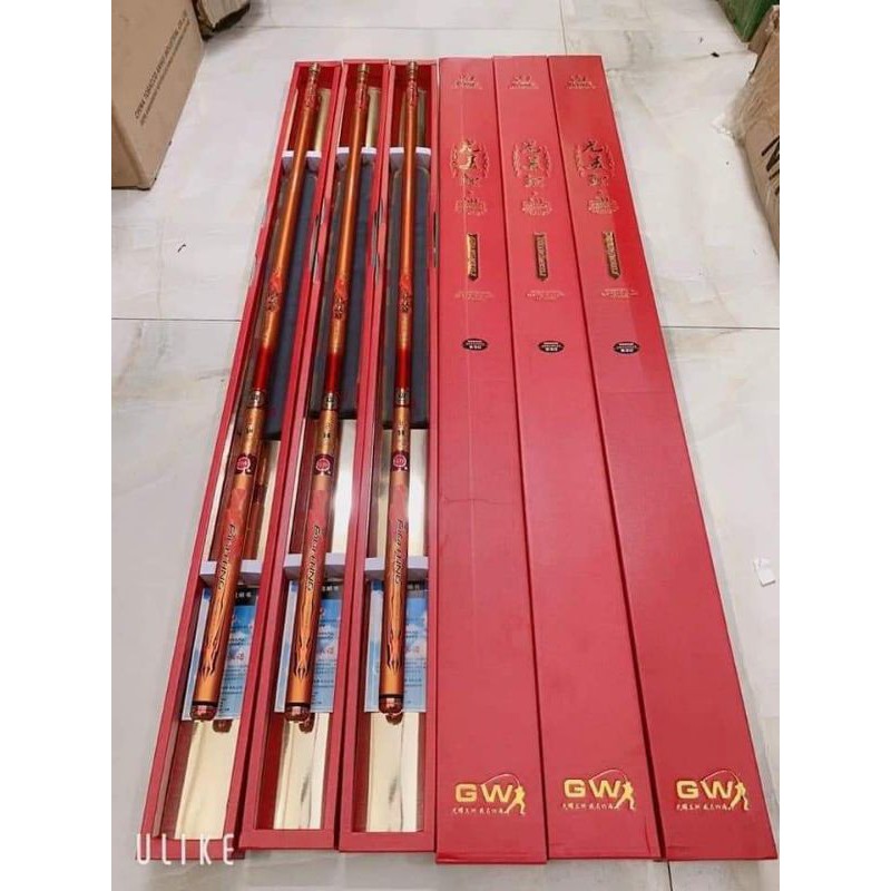 Cần câu đơn GW hộp đỏ 5h đọt 1,3ly siêu nhẹ y y hình