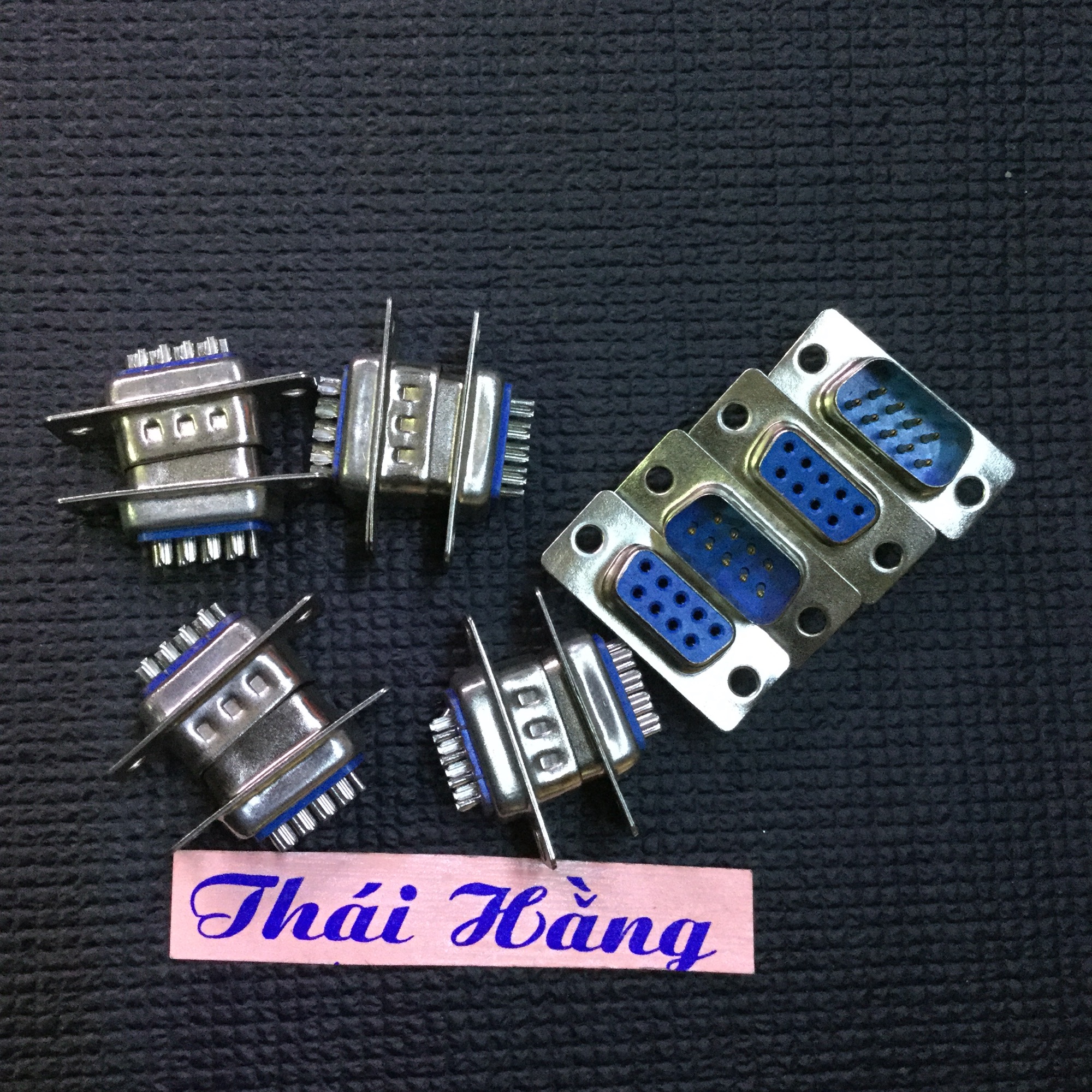 Jack cổng com bộ đực cái 9 chân