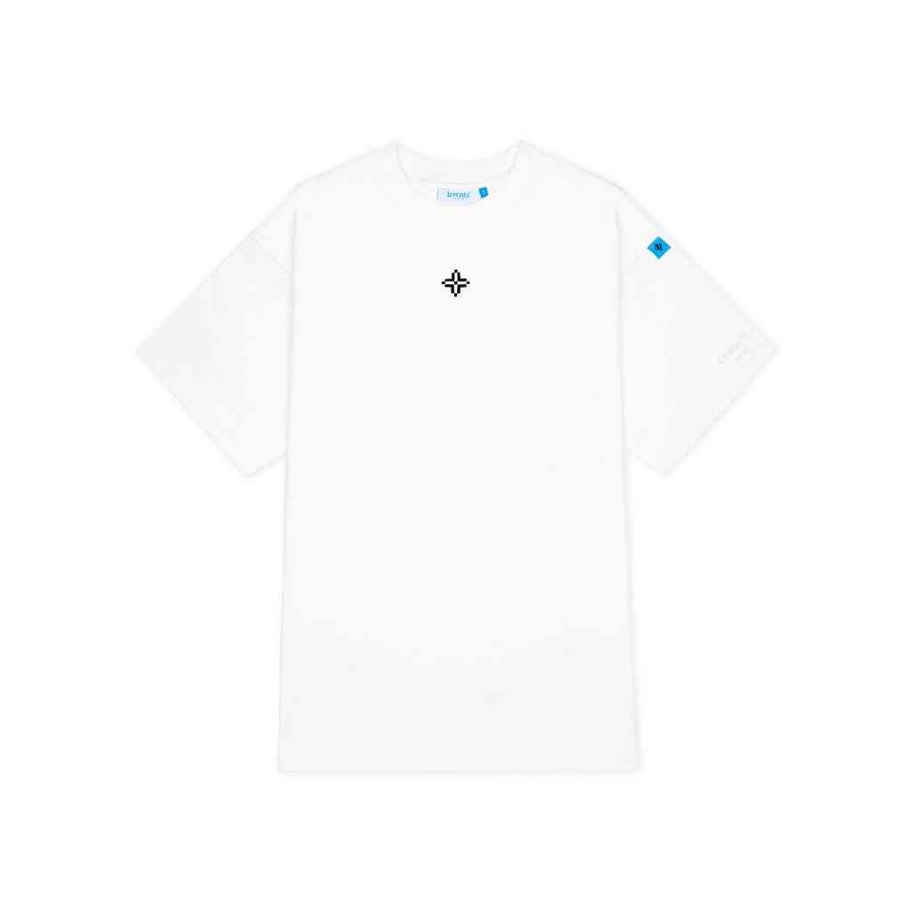 Áo thun levents xl logo/ white black