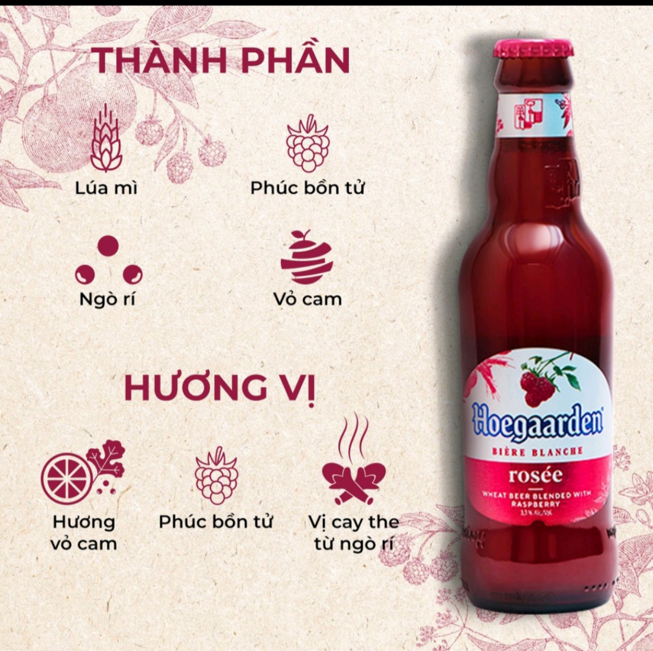 Hoegaarden Rosee 248ml