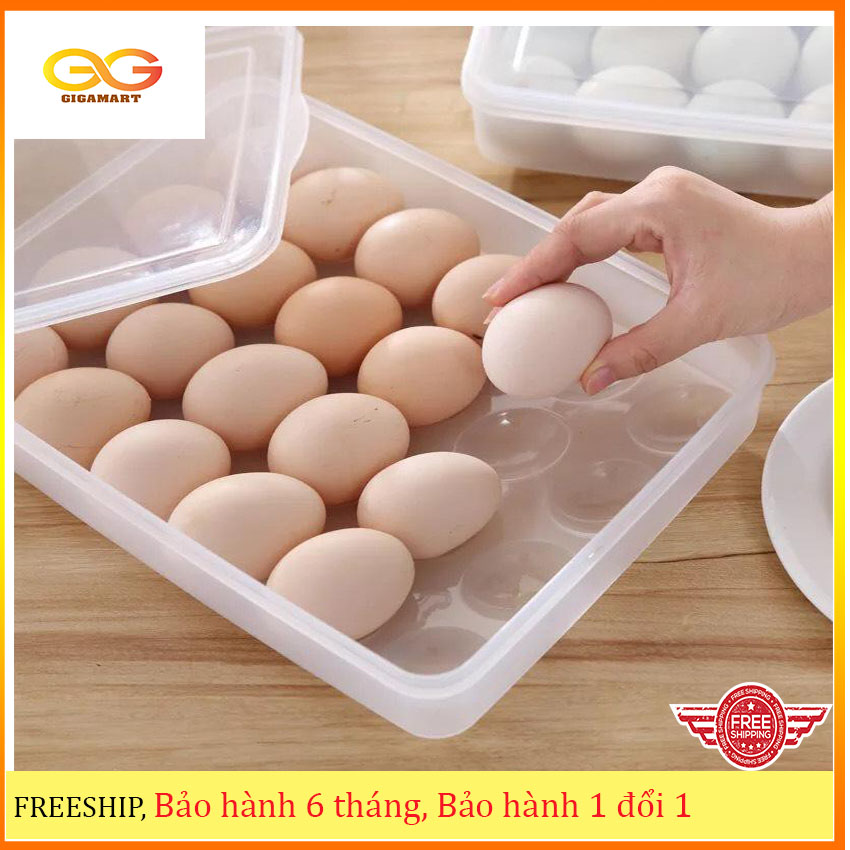 Khay đựng trứng 24 quả có nắp tiện dụng Song Long