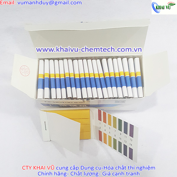 Combo 20 tập giấy quỳ tím đo độ ph 1-14