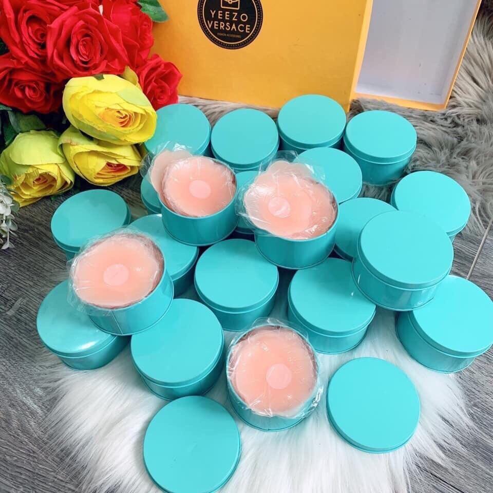 Hộp 5 cặp (10 miếng) Dán Ngực Silicon Hình Hoa - Miếng Dán Ti - Miếng Dán Nhũ Hoa - Áo Ngực Dán EMY SHOP
