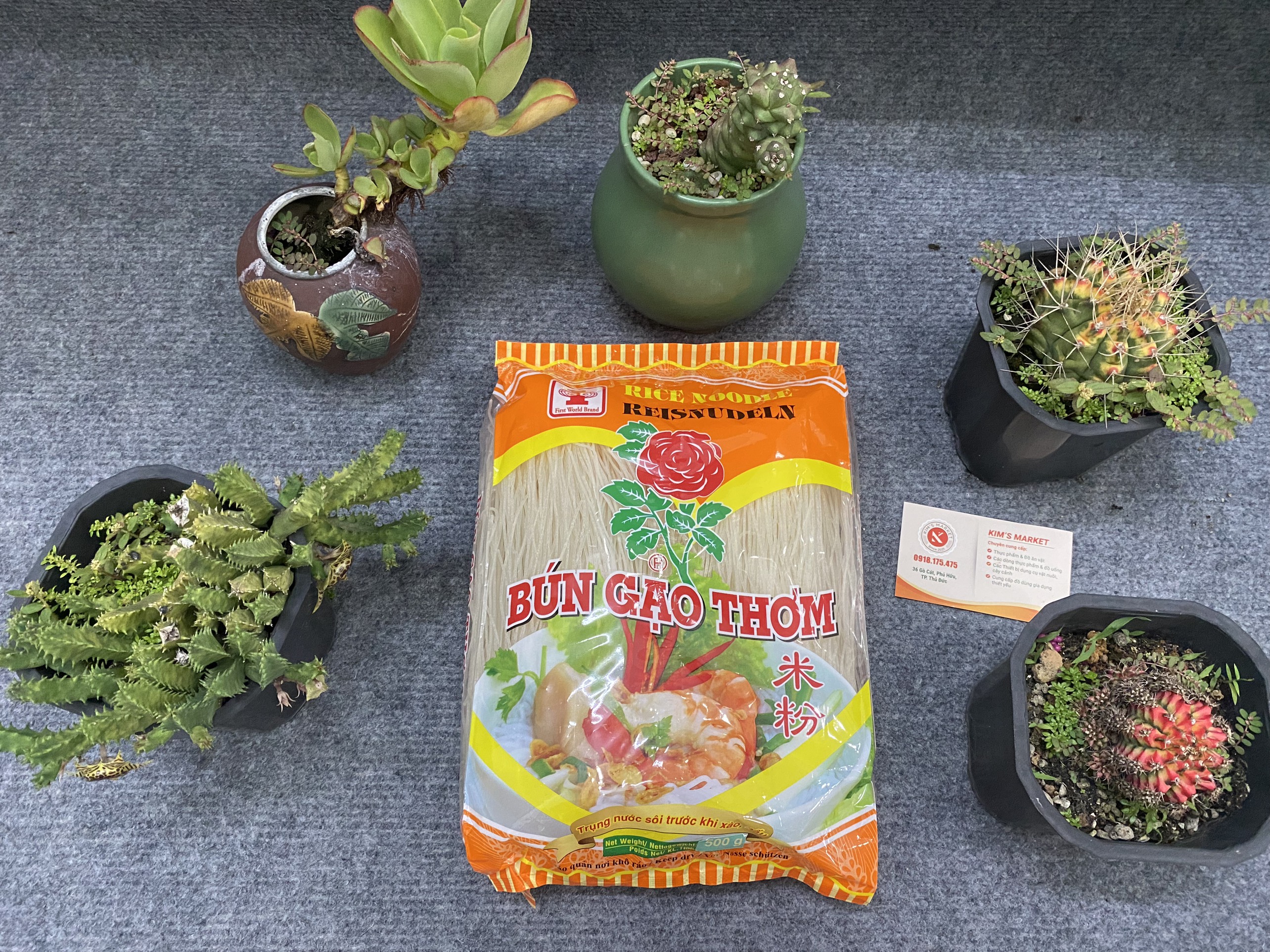 500gr BÚN GẠO KHÔ GIA BẢO, BÚN GẠO XÀO HÀNG XUẤT KHẨU, loại xuất khẩu đạt chuẩn quốc tế