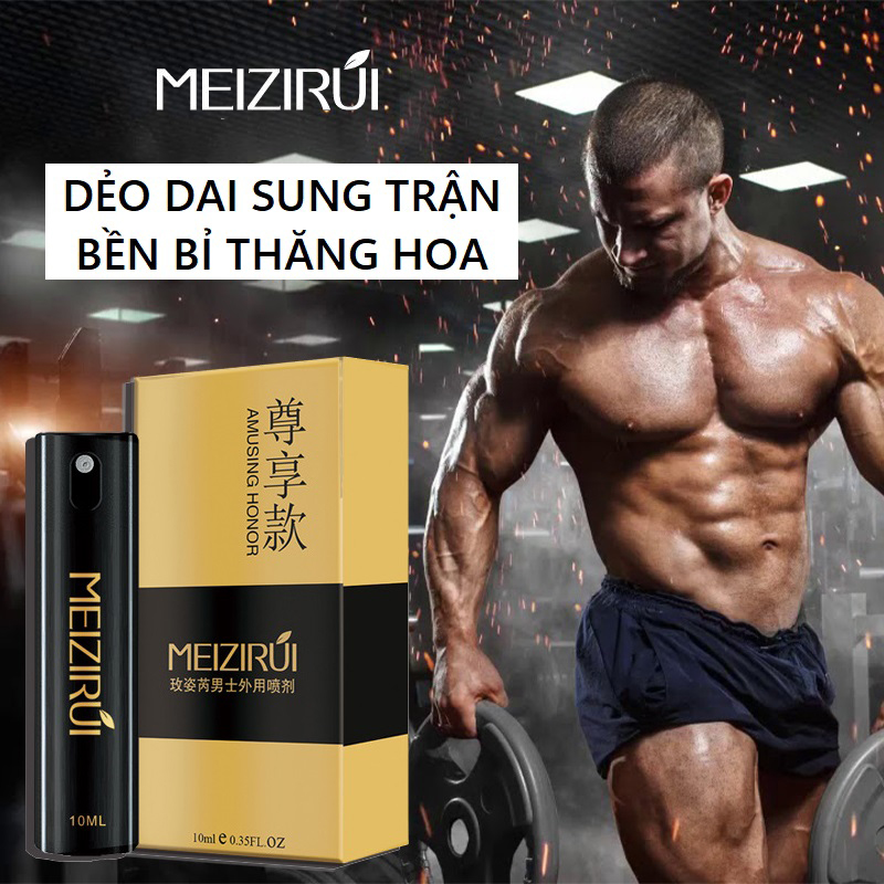 Xịt Kéo Dài Thời Gian MEIZIRUI 10ML "Đánh Bay" Tình Trạng Xuất Sớm Thăng Hoa Cảm Xúc Khẳng Định Bản Lĩnh Phái Mạnh