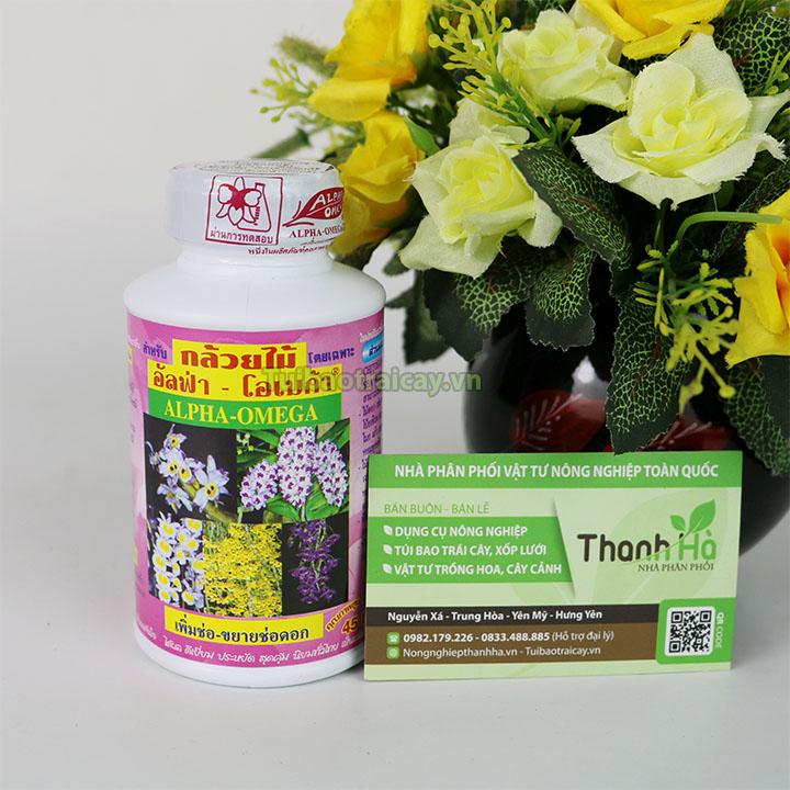 Phân bón Alpha Omega kích thích ra hoa nhập khẩu Thái Lan - Lọ 250ml
