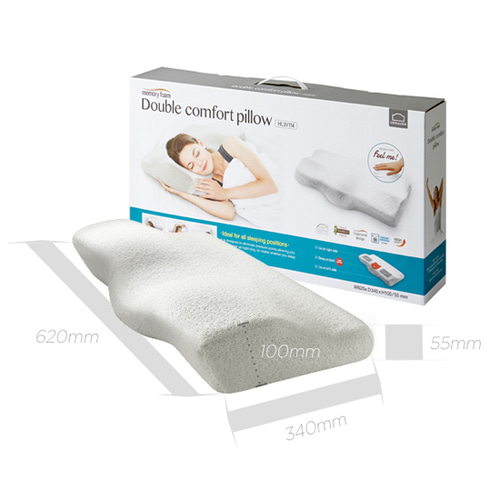 Gối memory foam 50d lock & lock hlw114