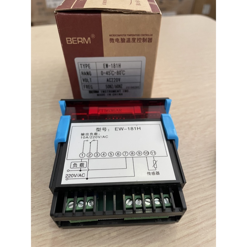 Bộ điều khiển nhiệt độ berm ew-181h, 181h
