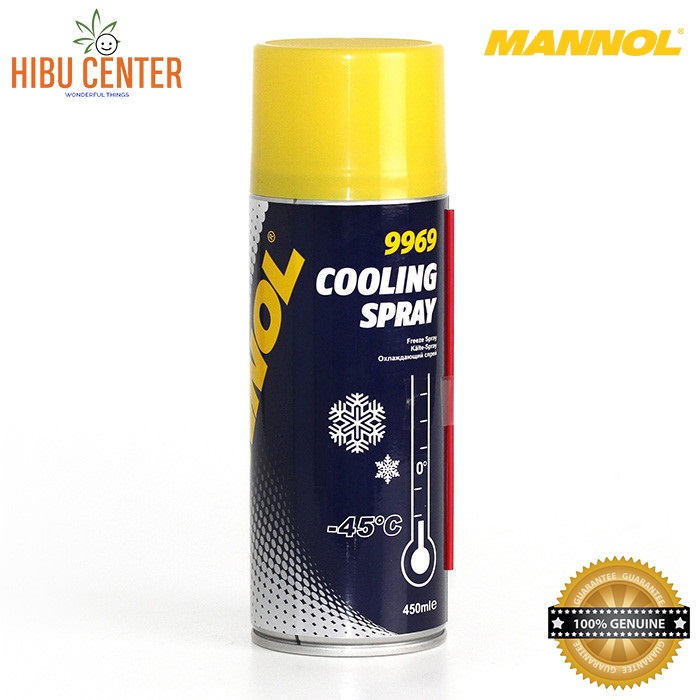 [100% Germany] Chai Tạo Nhiệt Độ Âm Khẩn Cấp MANNOL 9969 Cooling Spray 450ML
