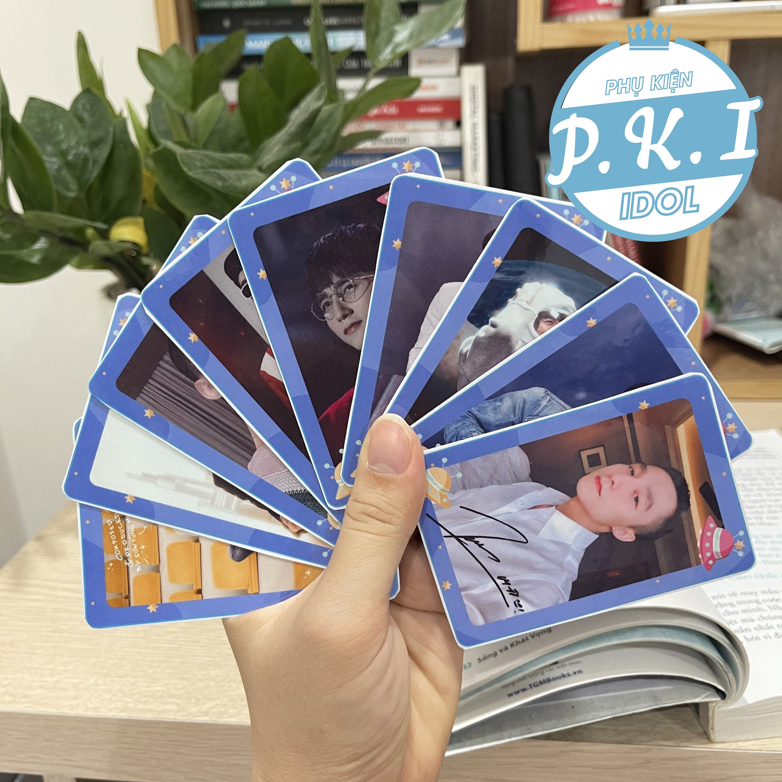 Bộ card cứng in hình diễn ca sĩ sơn tùng mtp - bo góc sang trọng